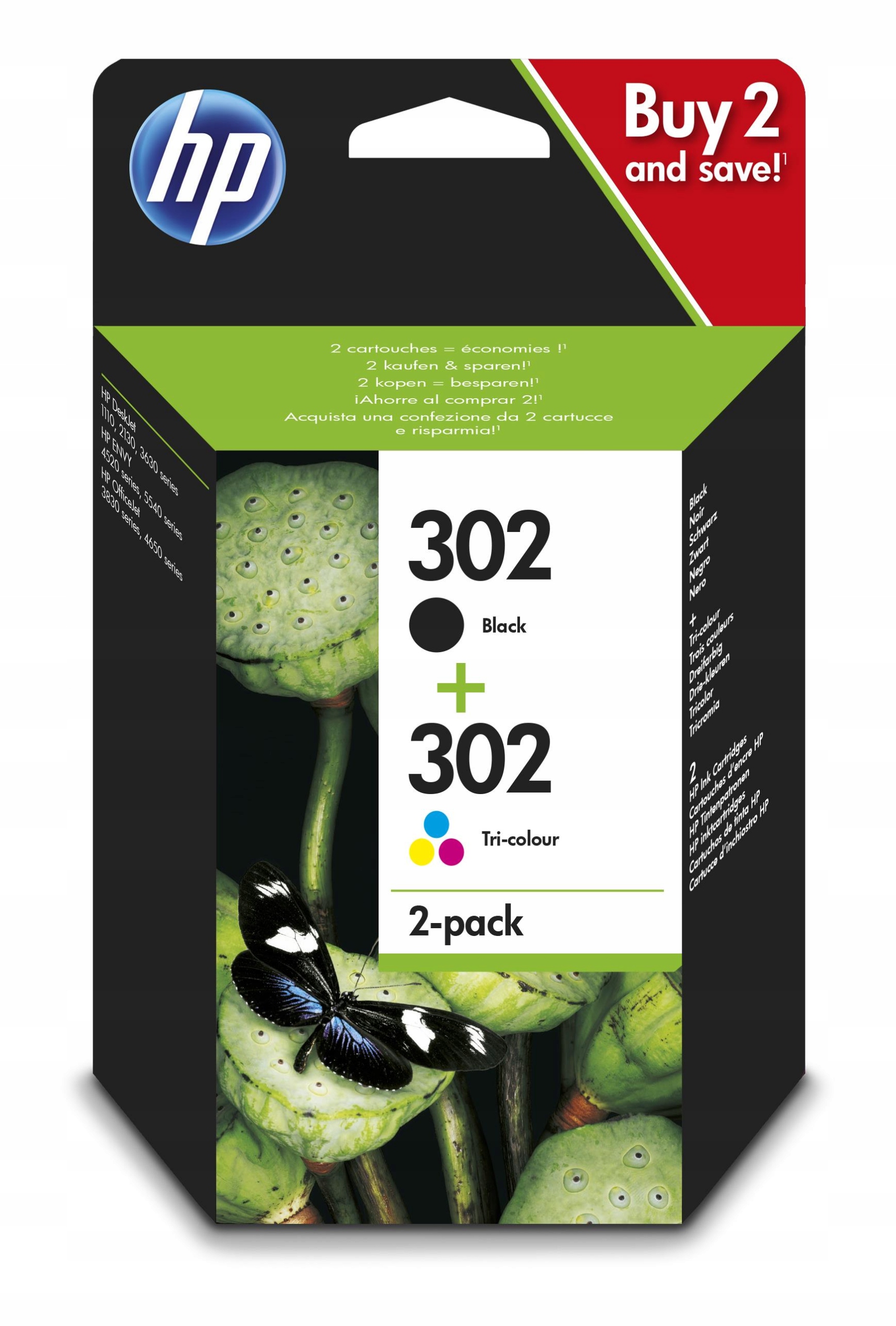 Atramentová sada HP 302 X4D37AE
